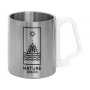 Стальная кружка с двойными стенками Climber, белая