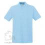 Рубашка поло Premium Polo, мужская, голубая