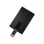 USB-флешка Card Metal в виде металлической карты, черная