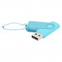 Флешка Designer To Go 2.0 USB, 64Gb, бирюзовая