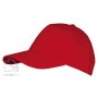 Бейсболка Long beach, красная
