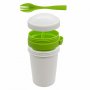 Ланч-бокс Veggie to go Green Line с вилкой, салатовый
