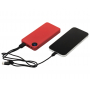 Внешний аккумулятор Mild, металлик soft-touch, 10 000 mAh, красный