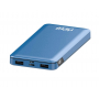 Портативный внешний аккумулятор MFX, 10000 mAh, синий