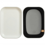 Аккумулятор с беспроводной зарядкой Pebble Wireless 9000 mAh, серый, в открытом футляре