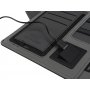 Органайзер с беспроводной зарядкой Powernote, 5000 mAh, черный, внутри