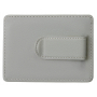 Картхолдер для двух карт и наличных денег с зажимом Crave, светло-серый
