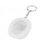 Брелок-открывалка Каска, белая,обратная сторона