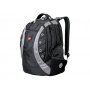 Рюкзак с отделением для ноутбука 15", чёрный с серым