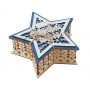 Шкатулка из фанеры в виде звезды Asteris