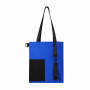 Шоппер Superbag Color, синий с чёрным