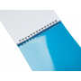 Блокнот А5 в пластиковой обложке, синий
