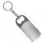 Брелок-открывашка с фонариком и рулеткой, 1 м, Tools Opener, серебристый