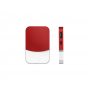 USB хаб Mini iLO Hub, красный, общий вид