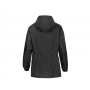 Дождевик Parka, унисекс, черный