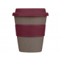 Стакан из бамбукового волокна Café, бордовый