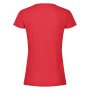 Футболка Original T, женская, красная, спина