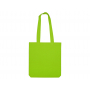 Сумка из плотного хлопка Carryme 220, ярко-зеленая, вид спереди