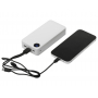 Внешний аккумулятор Mild Pro c быстрой зарядкой QC/PD, металлик soft-touch, 20 000 mAh, белый