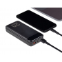 Внешний аккумулятор с дисплеем, 20000 mAh, черный