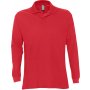 Рубашка поло с длинным рукавом  Star 170, мужская, красная
