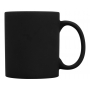Кружка Майлд с покрытием soft-touch, черная, сбоку