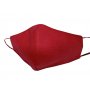 Маска для лица многоразовая из спанбонда, бордовая