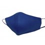 Маска для лица многоразовая из спанбонда, тёмно-синяя