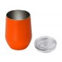 Вакуумная термокружка Sense в крафтовой упаковке, оранжевая