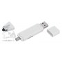 Флеш-карта USB со стилусом и картридером, в открытом виде