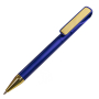 Ручка шариковая GLOSSY GOLD, синяя