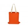 Сумка для шопинга Steady хлопковая с парусиновыми ручками, 260 г/м2, оранжевая