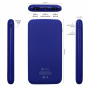 Внешний аккумулятор Bplanner Power 2 ST, софт-тач, синий