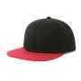 Бейсболка SNAP BACK-S, черная с красным