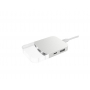 USB хаб Mini iLO Hub, белый, вид сбоку