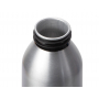 Алюминиевая бутылка для воды с ручкой Plain Alu, серебристая