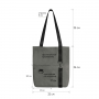 Шоппер Superbag ZIP, серый