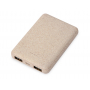 Портативное зарядное устройство Wheatty из пшеничной соломы, 5000 mAh, вид сверху