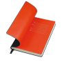 Бизнес-блокнот Funky, черный, форзац-красный