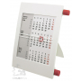 Настольный календарь Пост 2 на 2 года, красный