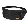 Сумка-кошелек на пояс c RFID защитой, черная