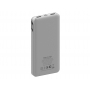 Портативный внешний аккумулятор MFX, 10000 mAh, серебристый
