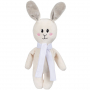 Игрушка Beastie Toys, заяц с белым шарфом