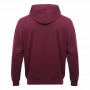 Толстовка STAN Oversize Zip с капюшоном футер без начёса, бордовая