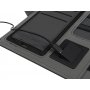 Органайзер с беспроводной зарядкой Powernote, 5000 mAh, черный, внутри