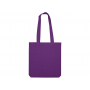 Сумка из плотного хлопка Carryme 220, фиолетовая, вид спереди