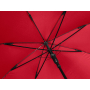 Зонт-трость Reviver  с куполом из переработанного пластика, красный