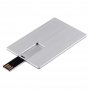 Флешка CARD METAL, серебристая