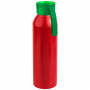 Бутылка для воды VIKING RED, красная с салатовой крышкой