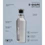 Термобутылка E-shape софт-тач, белая
